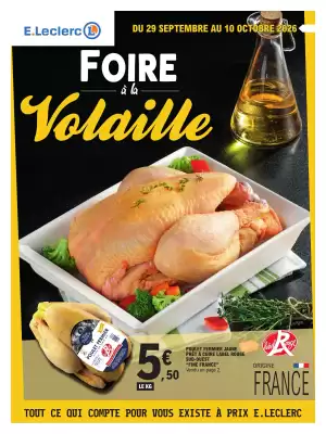 E.Leclerc | FOIRE A LA VOLAILLE 2 (valable jusqu'au 10-10)