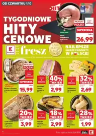 Kaufland gazetka tydzień 40 Strona 10: Polska polędwiczka wieprzowa €26,99, Serenada Ser Babumi €2,69