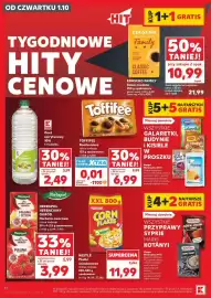 Kaufland gazetka tydzień 40 Strona 12: Kawa mielona Eduscho Family €10,99, Wszystkie galaretki, budynie i kisiele w proszku
