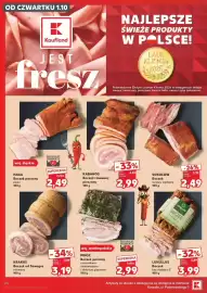 Kaufland gazetka tydzień 40 Strona 26: MRÓZ Boczek parzony z czosnkiem niedźwiedzim i zielonym pieprzem €2,99