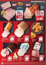 Kaufland gazetka tydzień 40 Strona 27: SŁAWA Polędwica łososiowa €2,49, Skrzydełka wędzone €1,49
