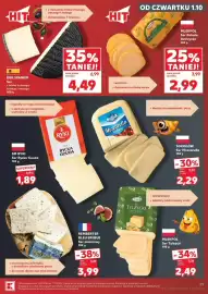 Kaufland gazetka tydzień 40 Strona 29: MLEKPOL Ser Rolada Ustrzycka €2,99, SM RYKI Ser Rycka Gouda €1,89