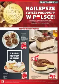 Kaufland gazetka tydzień 40 Strona 31: Sernik z polewą czekoladową E. Wedel €24,99