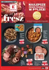 Kaufland gazetka tydzień 40 Strona 34: INDYKPOL Gulasz z indyka po węgiersku €12,99, BEFOODIE Gyros z kurczaka €9,99