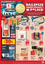 Kaufland gazetka tydzień 40 Strona 38: Sushi 4 You Zestaw Yoko lub Naka €14,99, Mintaj filet bez skóry Blue Bay €3,79