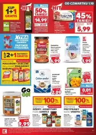 Kaufland gazetka tydzień 40 Strona 47: K-Classic Płatki owsiane €1,99, Wszystkie przyprawy Vegeta