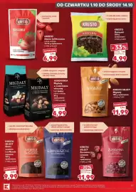 Kaufland gazetka tydzień 40 Strona 51: KRESTO SELECT Żurawina suszona €11,99, AGROHANSA Migdały w czekoladzie €4,99