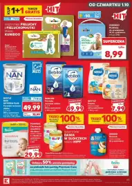 Kaufland gazetka tydzień 40 Strona 63: Pampers Chusteczki nawilżane dla dzieci sensitive €29,99, Gerber Deserek