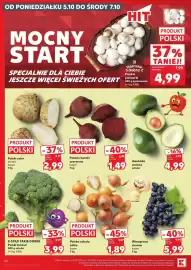 Kaufland gazetka tydzień 40 Strona 64: Winogrona ciemne €5,99, K-Stąd Takie Dobre Polski brokuł €3,99