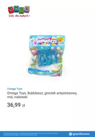 Smyk gazetka Strona 11: Omega Toys, Bubbleezz, gniotek antystresowy, miś, niebieski €36,99