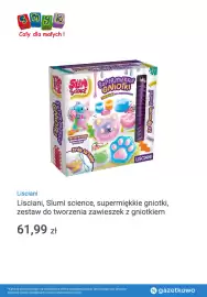 Smyk gazetka Strona 2: Lisciani, Slumi science, supermiękkie gniotki, zestaw do tworzenia zawieszek z gniotkiem €61,99