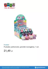 Smyk gazetka Strona 9: Puckator, jednorożec, gniotek rozciągliwy, 1 szt €21,49