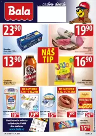 Bala leták Strana 1: Kunin krémová do omáček €19,90, Vodňanské kure kuřecí prsní řízky €79,90