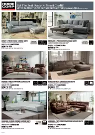 Home Corp catalogue Page 4: HOME CORP MEGA STORE MEGA SAVINGS Get The Best Deals On Smart Credit! UP TO 36 MONTHS TO PAY NO