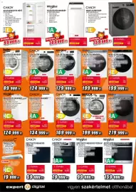 Expert akciós újság Oldal 3: Cofidis elöltöltős mosógép €199.999,00, Cata páraelszívó lf-2060 wh/l led €19.999,00