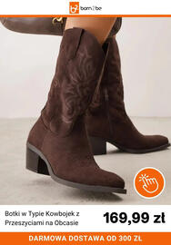 Born2be gazetka Strona 10: Botki w typie kowbojek z przeszyciami na obcasie €169,99