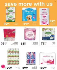 Save catalogue Page 48: Swan Soft Mini Toilet Rolls €35,99, Twinsaver Econo Toilet Rolls €129,99