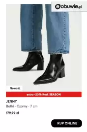 Eobuwie gazetka tydzień 40 Strona 3: Botki czarne 7 cm Jenny €179,99