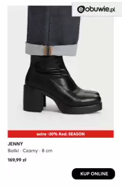 Eobuwie gazetka tydzień 40 Strona 4: Botki czarny 8 cm Jenny €169,99
