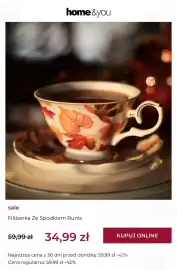 Home&You gazetka tydzień 40 Strona 2: Filiżanka ze spodkiem Runis home & you €34,99