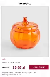 Home&You gazetka tydzień 40 Strona 5: Pojemnik Pumpkinglass home & you €39,99