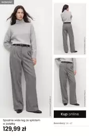 Top Secret gazetka tydzień 40 Strona 9: Spodnie wide leg ze splotem w jodełkę €129,99