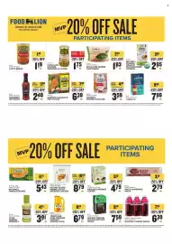 Food Lion weekly ad week 40 Page 9: Food Lion Cut Leaf Spinach €1,83, Nathan's Famous Franks €5,43