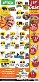 Festival Foods weekly ad week 40 Page 1: Certified Angus Beef Chuck Roast €6,99, Smithfield bacon €3,99