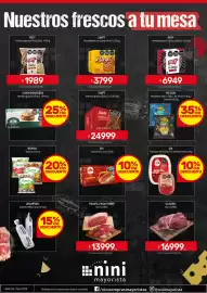 Catálogo Nini Mayorista semana 40 Página 1: Swift hamburguesa €24.999,00, Cuadril de novillito €16.999,00