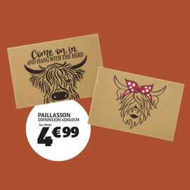 Catalogue GiFi page 6: Paillasson €4,99