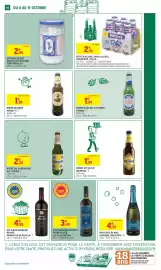 Catalogue Intermarché semaine 41 page 14: Moretti - bière blonde €1,59, Bs - bitter blanc sans alcool €2,19