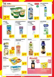 Folleto Alcampo Página 10: Leche Puleva €1,29, Leche LR Requetebuena sin lactosa €0,93
