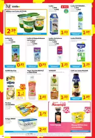 Folleto Alcampo Página 10: Leche Puleva €1,29, Leche LR Requetebuena sin lactosa €0,93