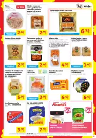 Folleto Alcampo Página 13: Casa Tarradellas mixto jamón y queso €1,49, Rana pasta rellena €2,95