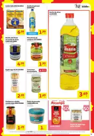 Folleto Alcampo Página 15: Gvtarra macedonia de verduras €1,99, Tarradellas patés de pescado atún €1,00