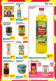 Folleto Alcampo Página 15: Gvtarra macedonia de verduras €1,99, Tarradellas patés de pescado atún €1,00