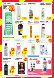 Folleto Alcampo Página 22: La Toja gel baño aceite de coco €2,39, Cosmia spray de peinado €1,89