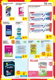 Folleto Alcampo Página 23: Williams desodorante stick sensitive €2,39, Listerine enjuague bucal mentol €4,90