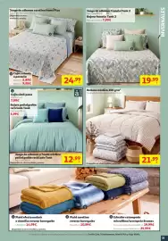 Folleto Alcampo Página 31: Relleno nórdico €21,99, Cojín símil pana €7,99