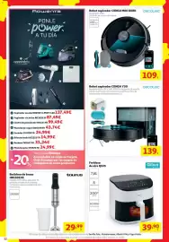 Folleto Alcampo Página 32: Cecotec robot aspirador conga y50 €139,00, Qilive freidora de aire q535 €39,90