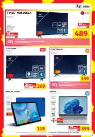 Folleto Alcampo Página 33: Tcl tv 43" 43t69c €26,90, Mi tv 32" f pro 32 €139,00