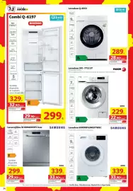 Folleto Alcampo Página 34: Samsung lavavajillas W 60M6050FS inox €299,00, Fagor lavadora 3fe-7712 st €229,00