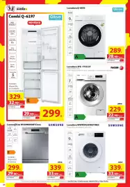 Folleto Alcampo Página 34: Samsung lavavajillas W 60M6050FS inox €299,00, Fagor lavadora 3fe-7712 st €229,00