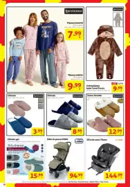 Folleto Alcampo Página 38: Asalvo silla de paseo doha €94,99, Inextenso chinela €8,99