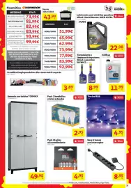 Folleto Alcampo Página 39: Alcampo tira led rgb €4,95, Alcampo base 6 tomas con interruptor €8,95