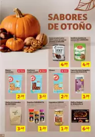 Folleto Alcampo Página 6: Linwoods semillas molidas de cañamo bio €4,39, Alcampo avellanas crudas con piel €3,32