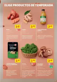 Folleto Alcampo Página 7: Jengibre €1,99, Castañas LA MADRILEÑA €1,19