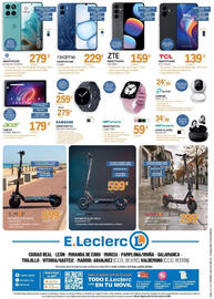 Catálogo E.Leclerc Página 8: Realme smartphone c100x €229,00, ZTE smartphone v80 max €159,00