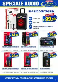 Volantino Punto Shopping Megastore Pagina 10: Core Speaker €12,90, Speaker portatile RGB €29,90