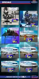 Volantino Punto Shopping Megastore Pagina 9: Tavolo gaming €69,80, Tavola skateboard €4,99